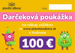 Darčeková poukážka v hodnote 100 €