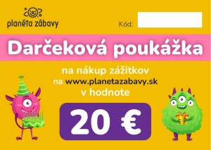 Darčeková poukážka v hodnote 20 €