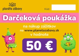 Darčeková poukážka v hodnote 50 €